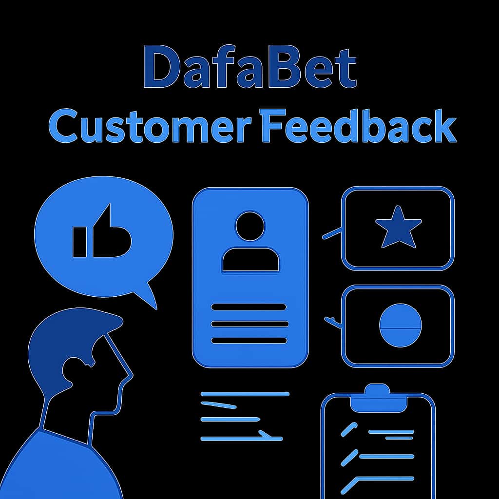Diagram explaining DafaBet Customer Feedback.