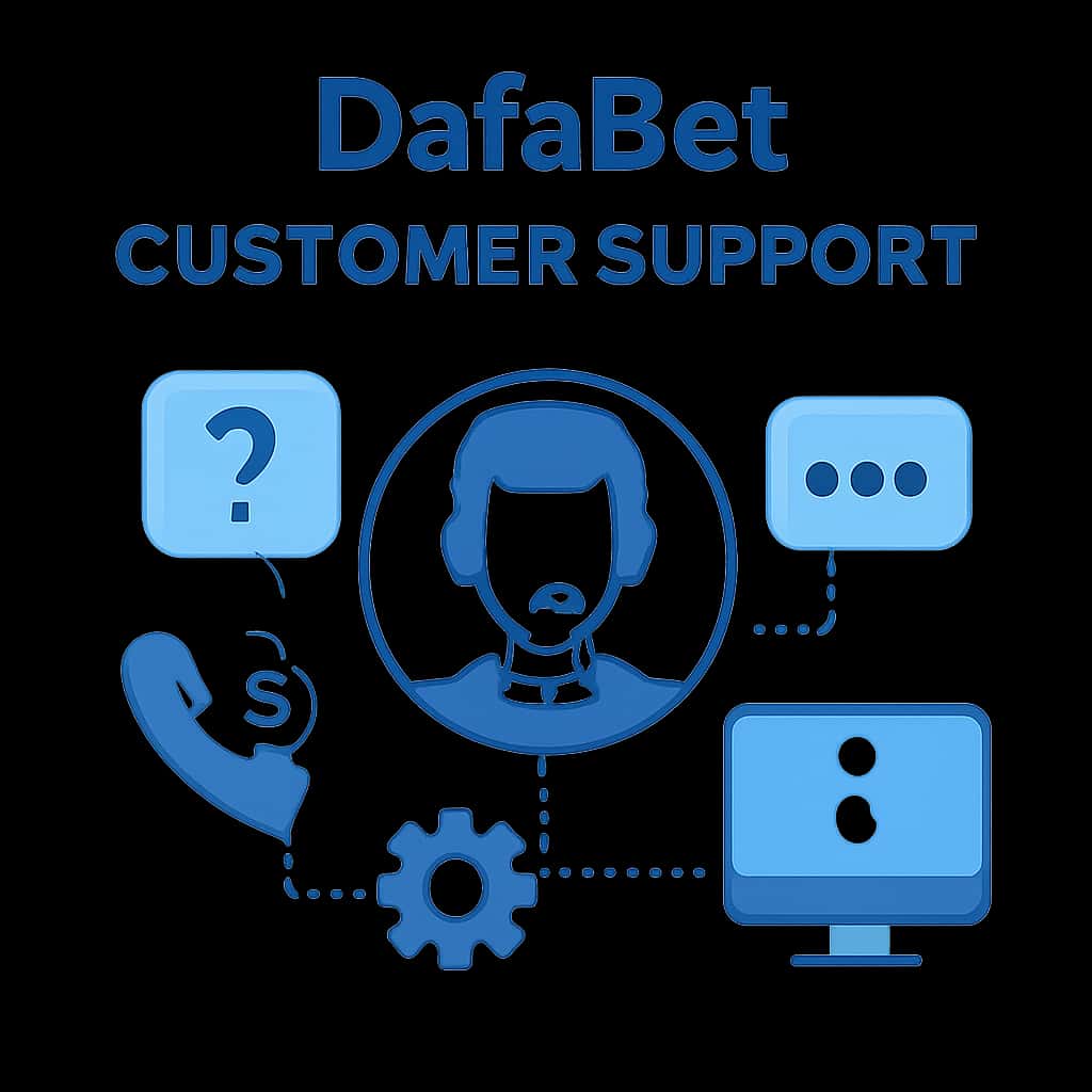 An educational diagram related to DafaBet Customer Support services.