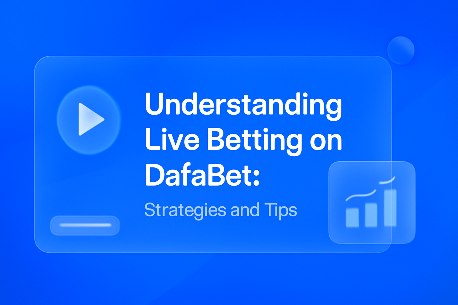 An informational scene illustrating DafaBet Betting Strategies.