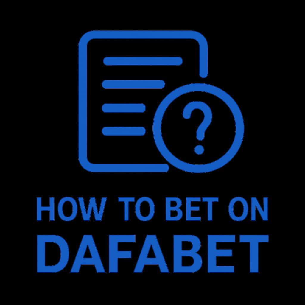 Icon representing guidance on betting at DafaBet.